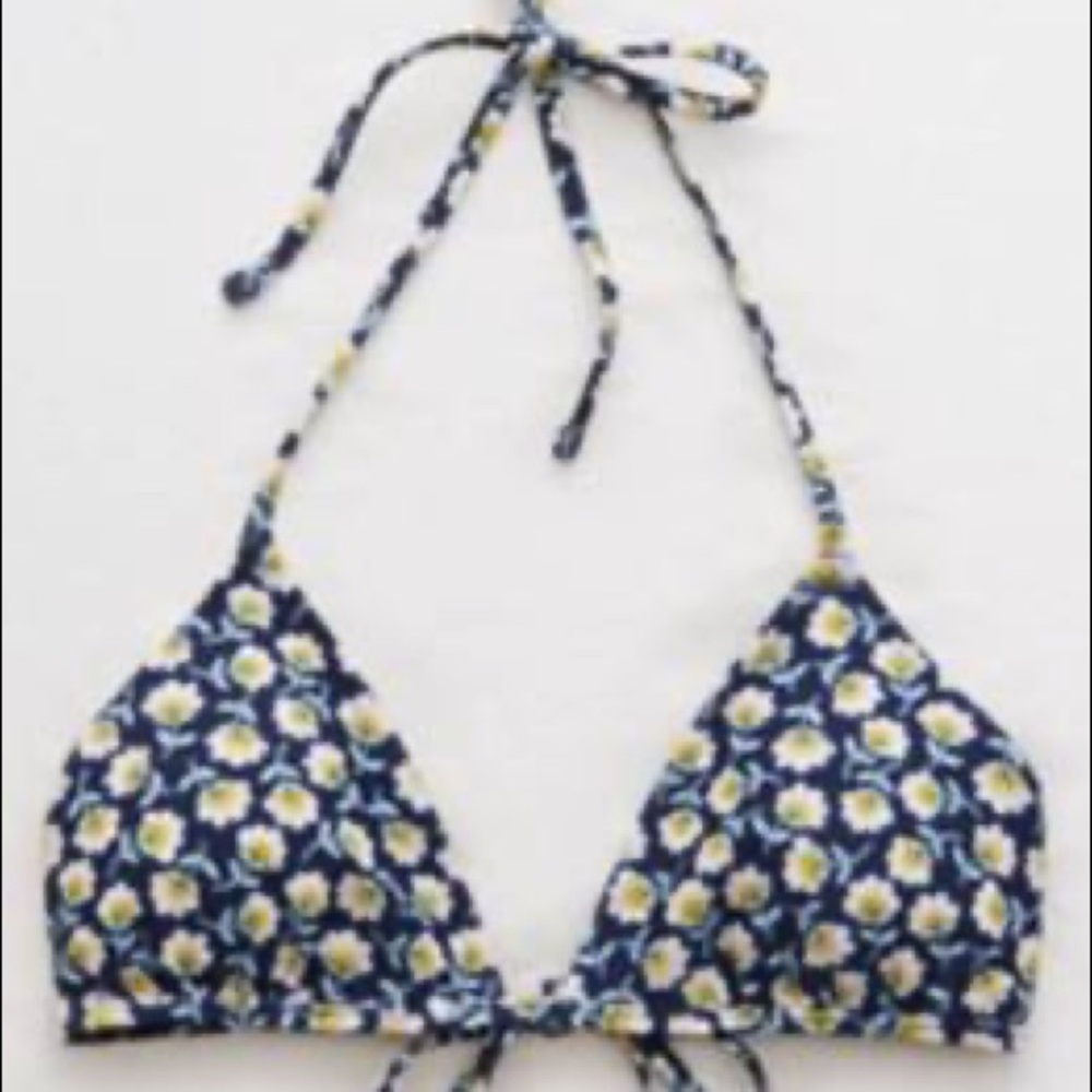 Aerie triangle bikini top